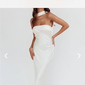 Selfie Leslie Damsel Reverse Halter Dress